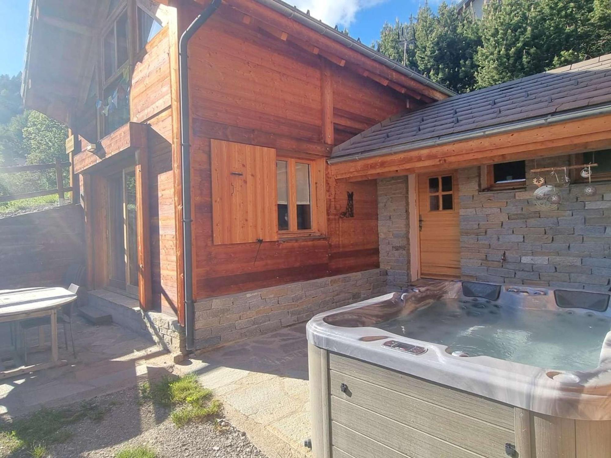 Chalet 6 Pers Avec Spa, Terrasse Plein Sud A Saint-Michel-De-Chaillol - Fr-1-393-22 Exterior foto